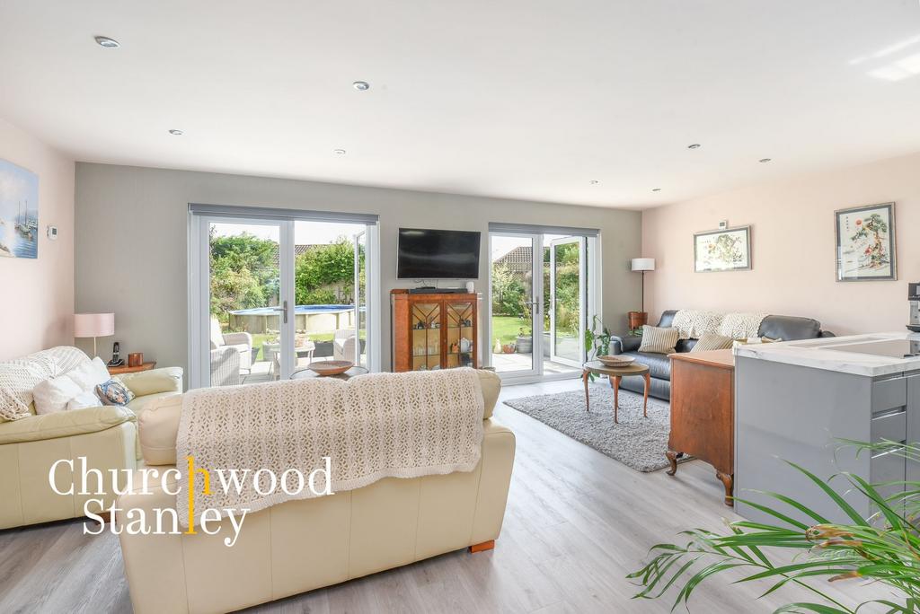 Open plan living space (including the kitchen)