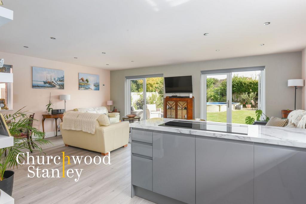 Open plan living space (including the kitchen)