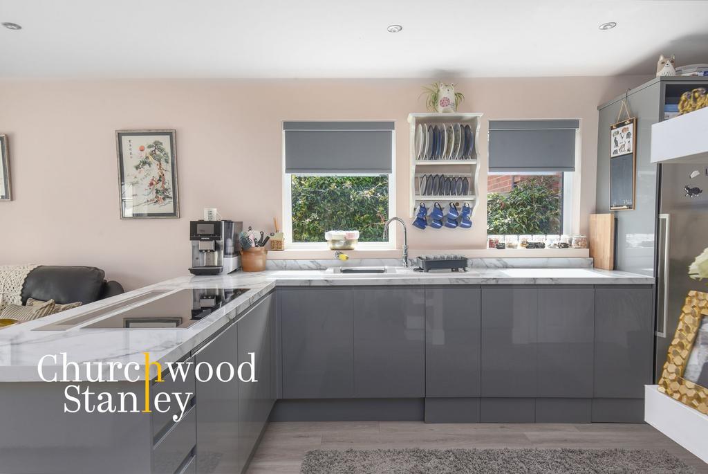 Open plan living space (including the kitchen)