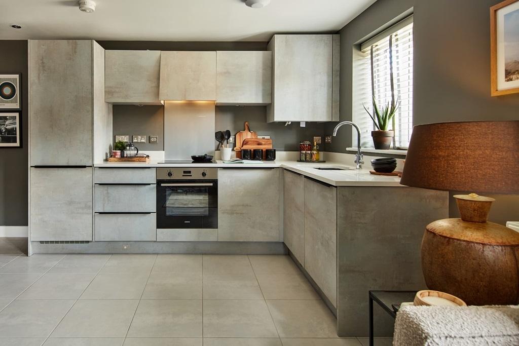 A Taylor Wimpey kitchen is easy to keep clean