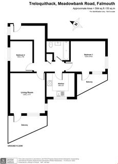 2 bedroom apartment for sale, Meadowbank Road, Falmouth, Cornwall