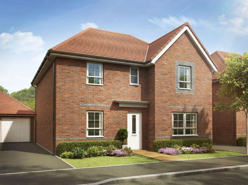 Exterior CGI image of our 5 bed Lamberton home