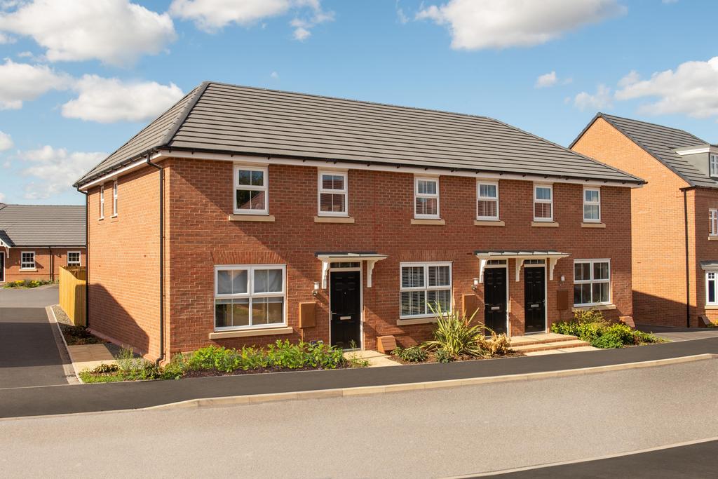 External view of terrace homes