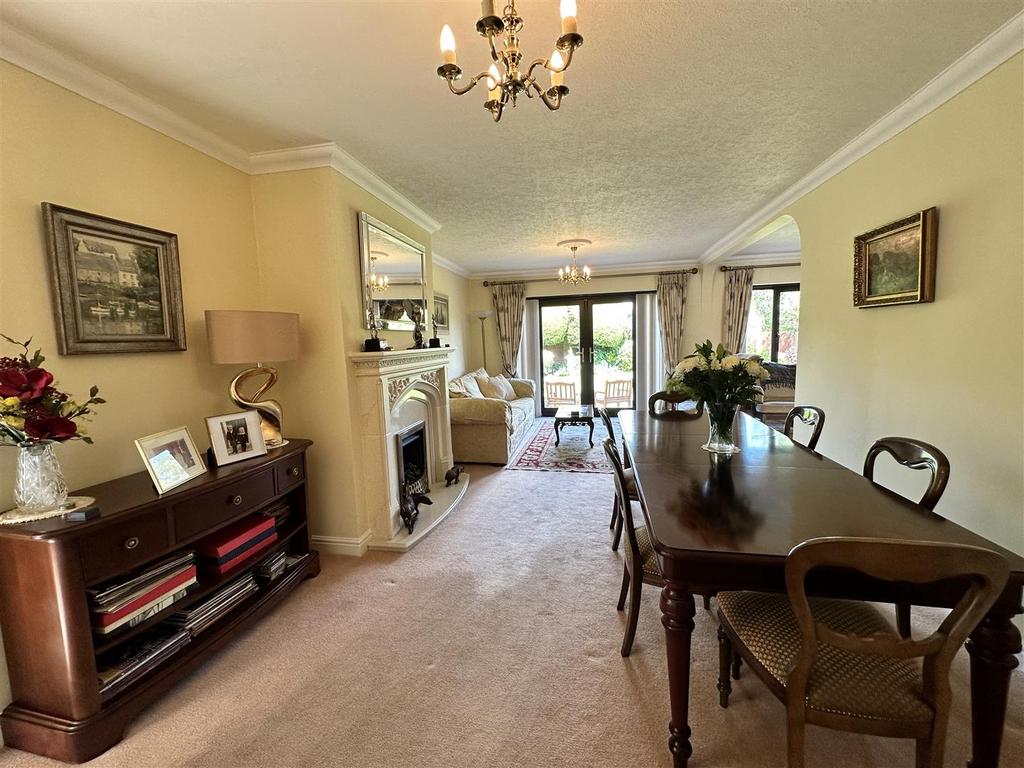 Lounge with dining area