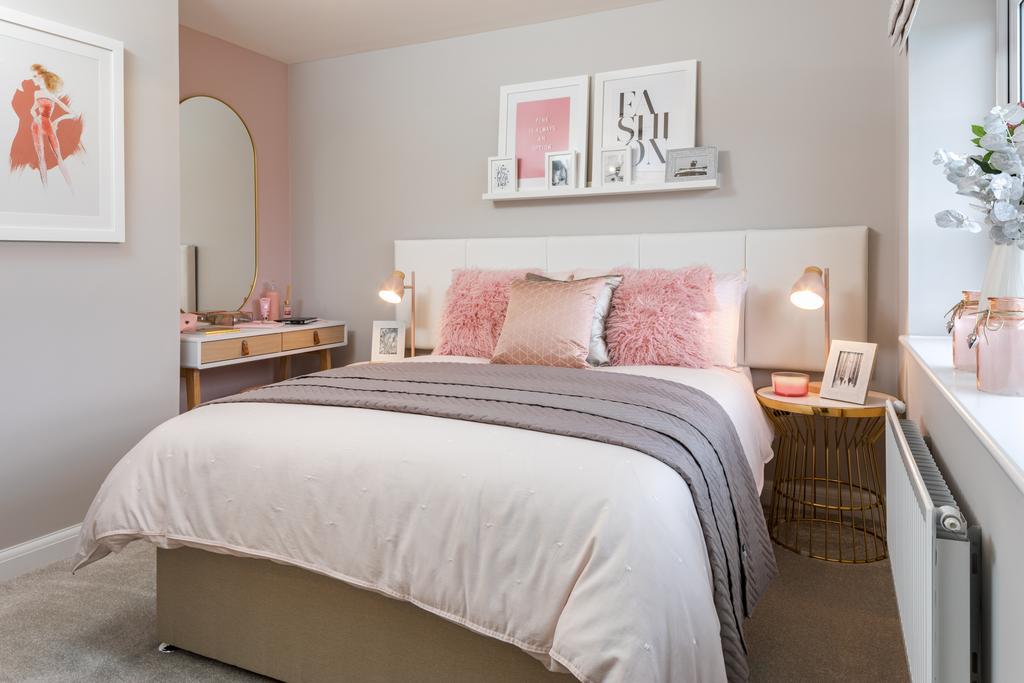 Second bedroom in the Thornton 4 bedroom home