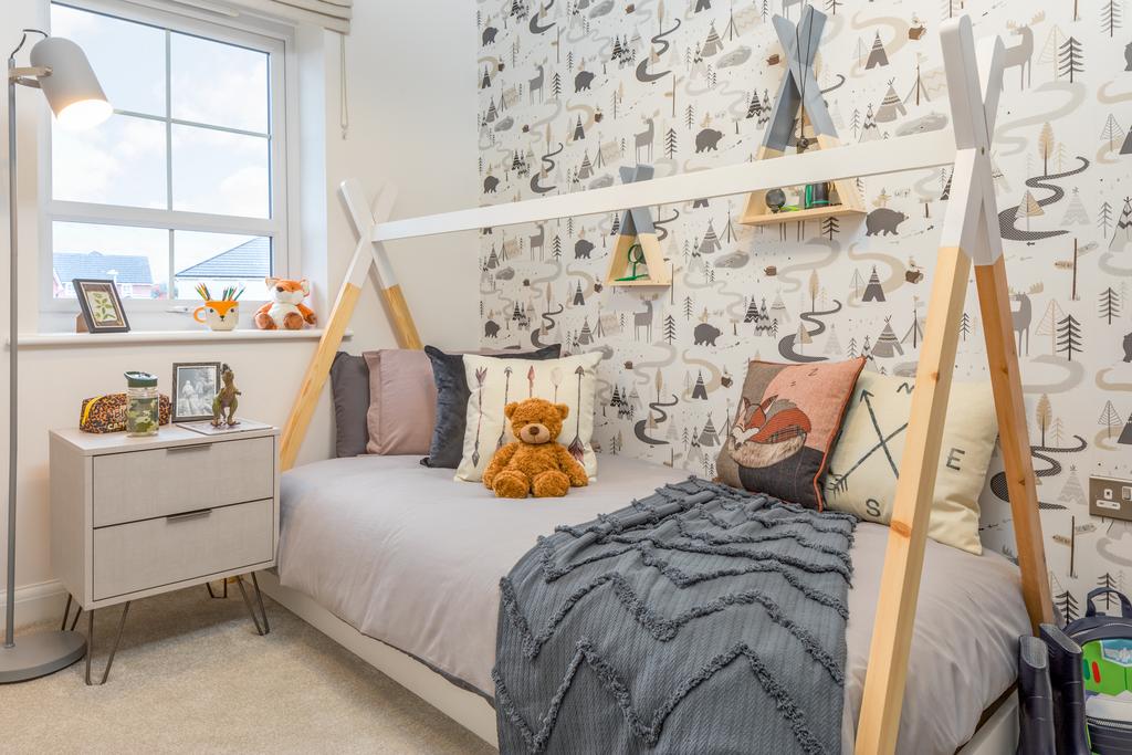 Fourth bedroom in the Thornton 4 bedroom home