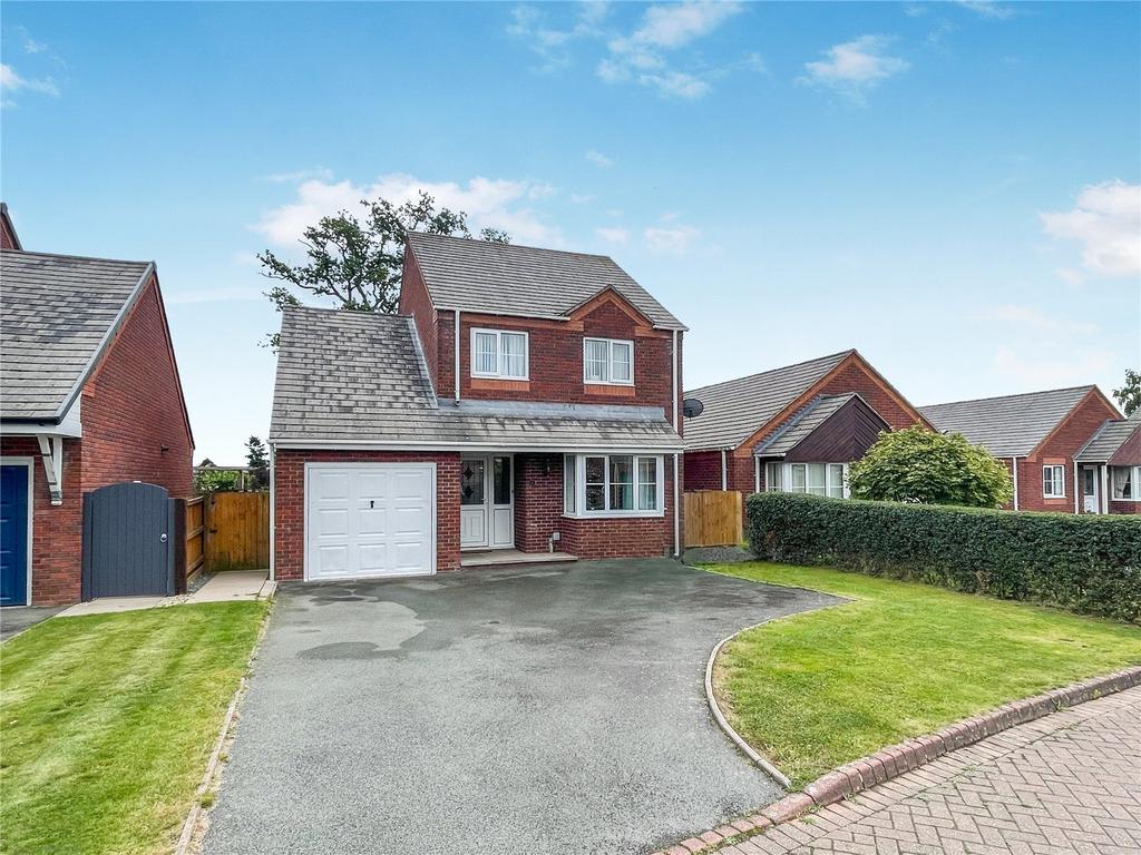 Vyrnwy Crescent, Four Crosses, Llanymynech, Powys, SY22 3 bed detached