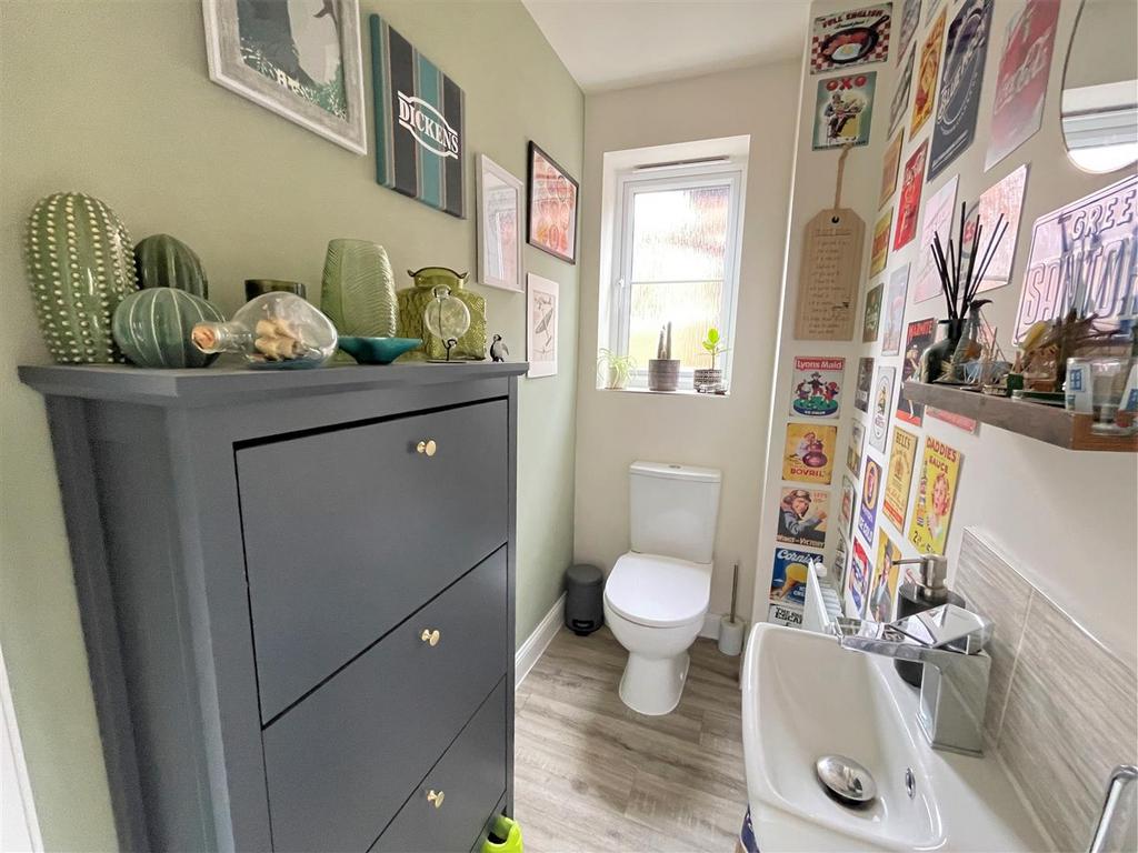 Ground floor cloakroom