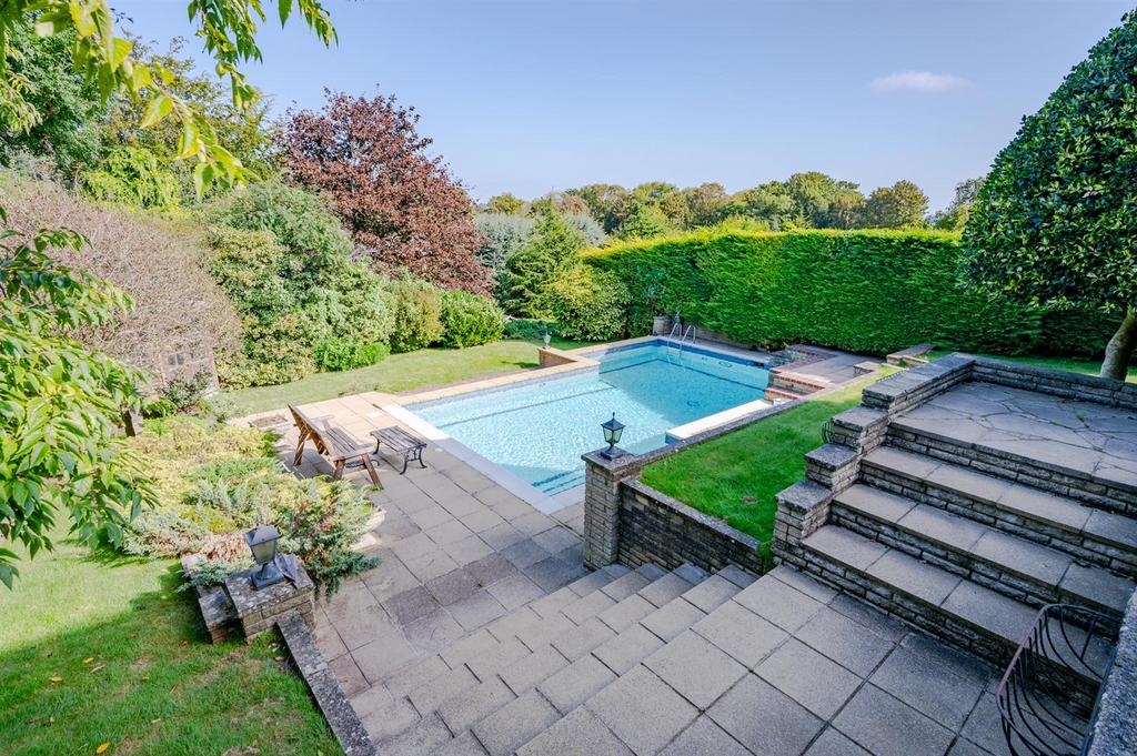 Rear Garden and Swimming Pool