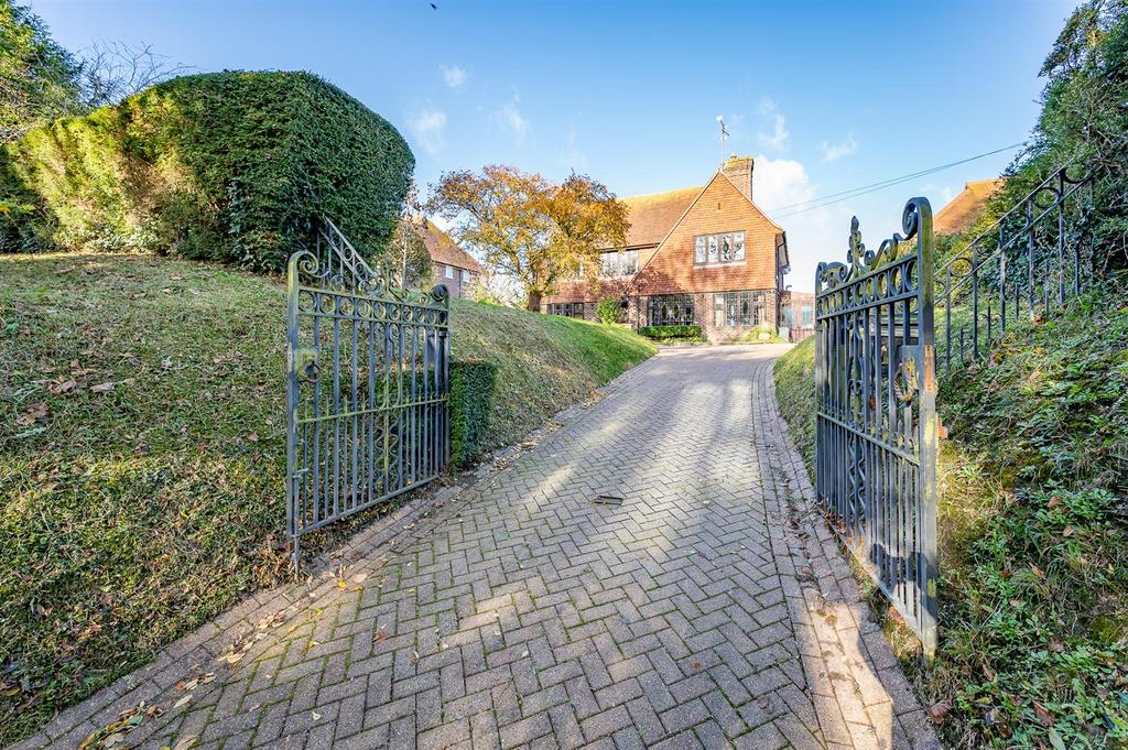 Gated Entrance And Driveway