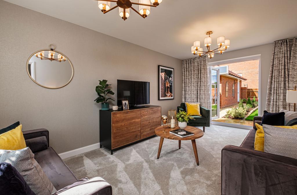 Interior view of our4 bed Alderney lounge