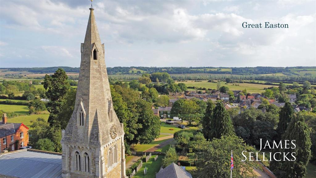 Great Easton church and views of Rockingham