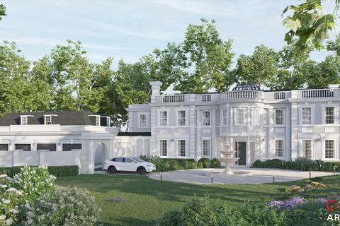 6 bedroom detached house for sale, East Road, St. George's Hill, Weybridge, Surrey, KT13.