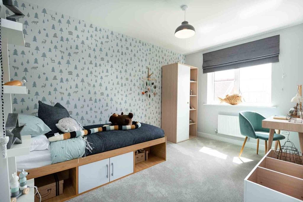 Bedroom 4 is well suited to a child or home office