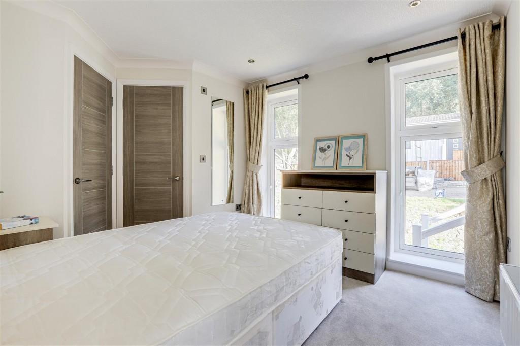 Luxurious park home master bedroom