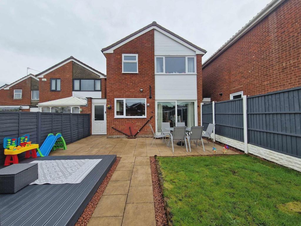 Rear of property