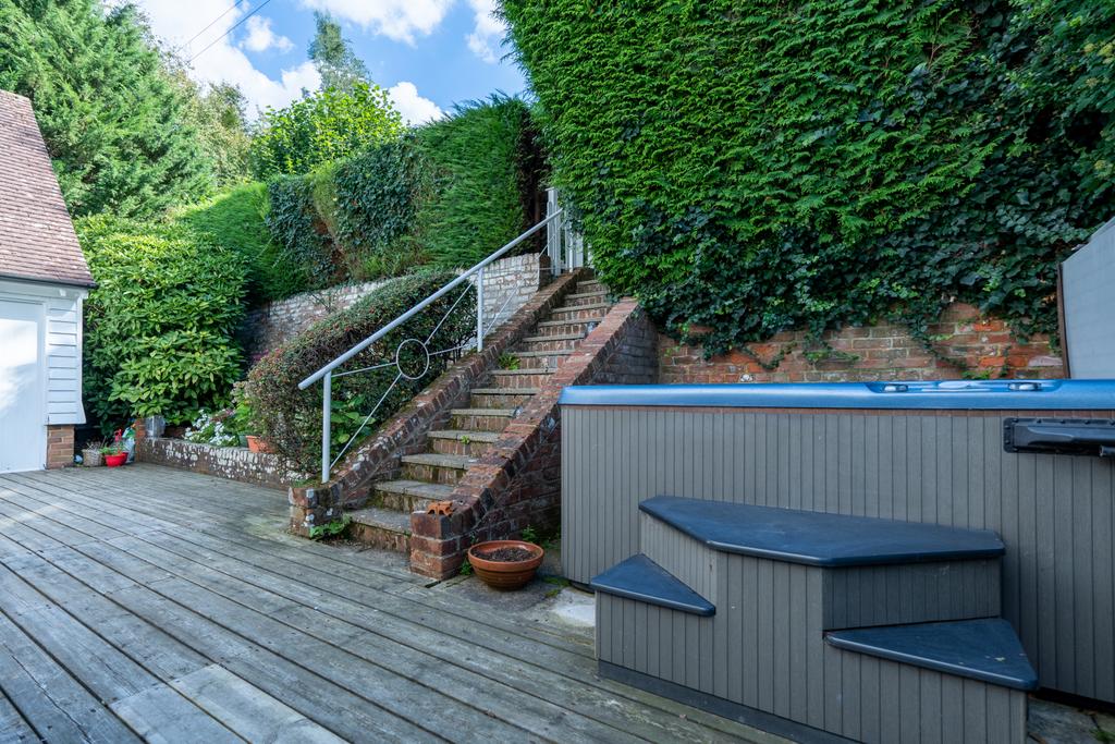 Decking area with Hot Tub