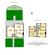Colour floor plan