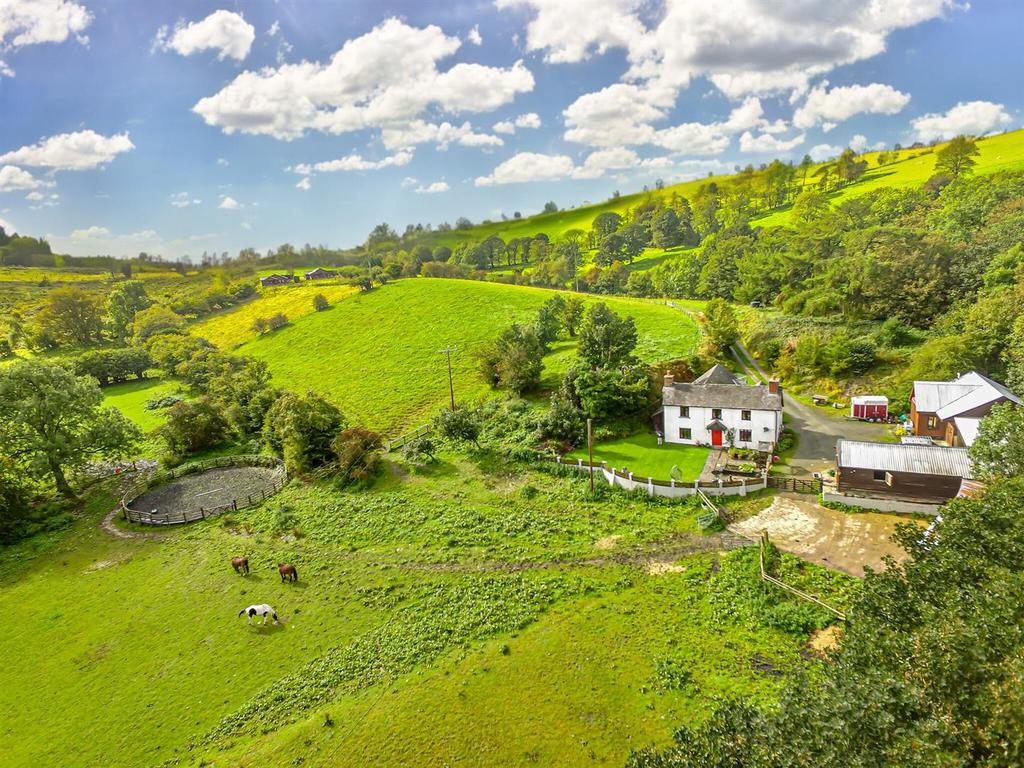 Lower Fishpools. Bleddfa with 2 Holiday Lodges & Approx. 18 Acres 5 bed