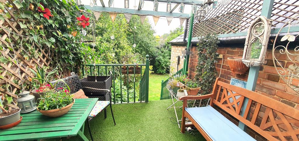 Terraced area