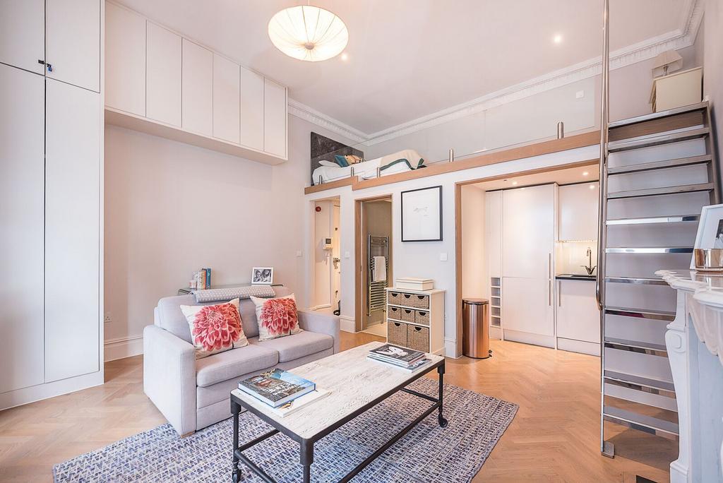 Open-plan living area, open plan living