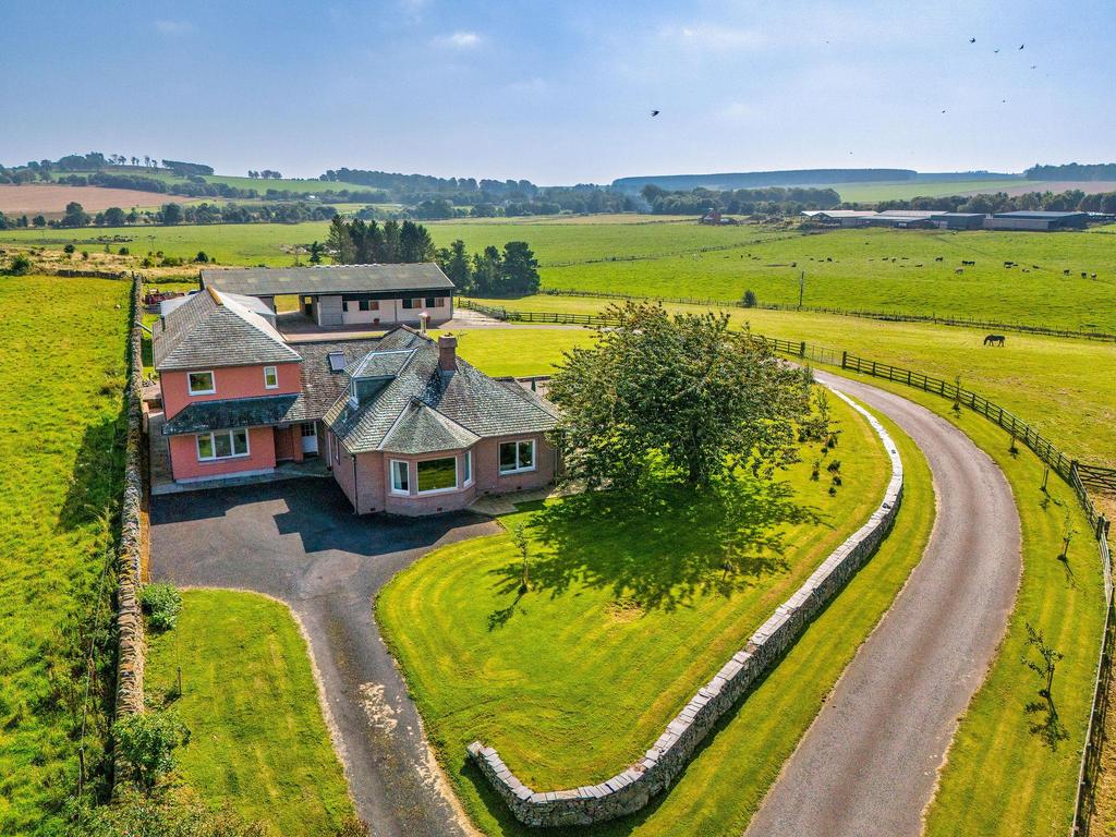 Pyatshaw, Lauder, TD2 5 bed farm house for sale £755,000