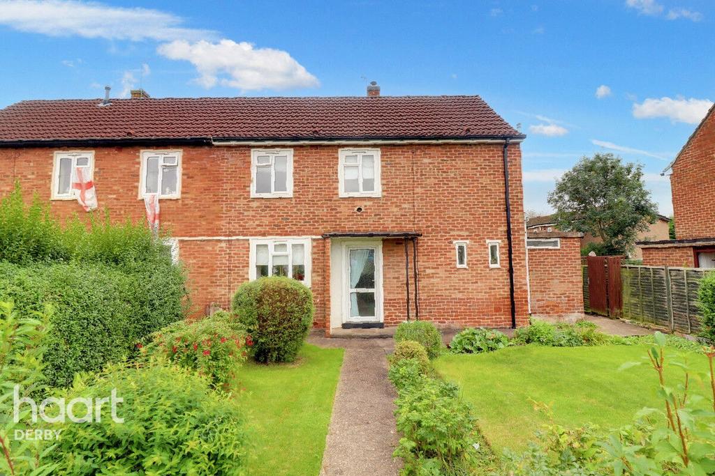 Brentford Drive, Mackworth, Derby 3 bed semidetached house for sale