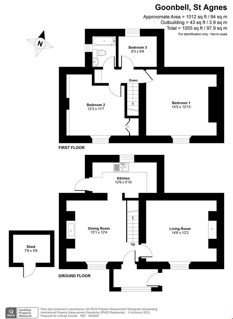 Goonbell, St Agnes, Cornwall 3 bed terraced house for sale £425,000