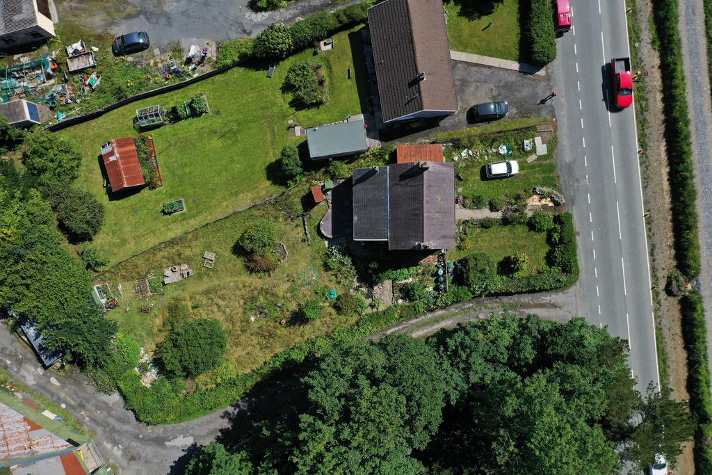 Aerial view of property