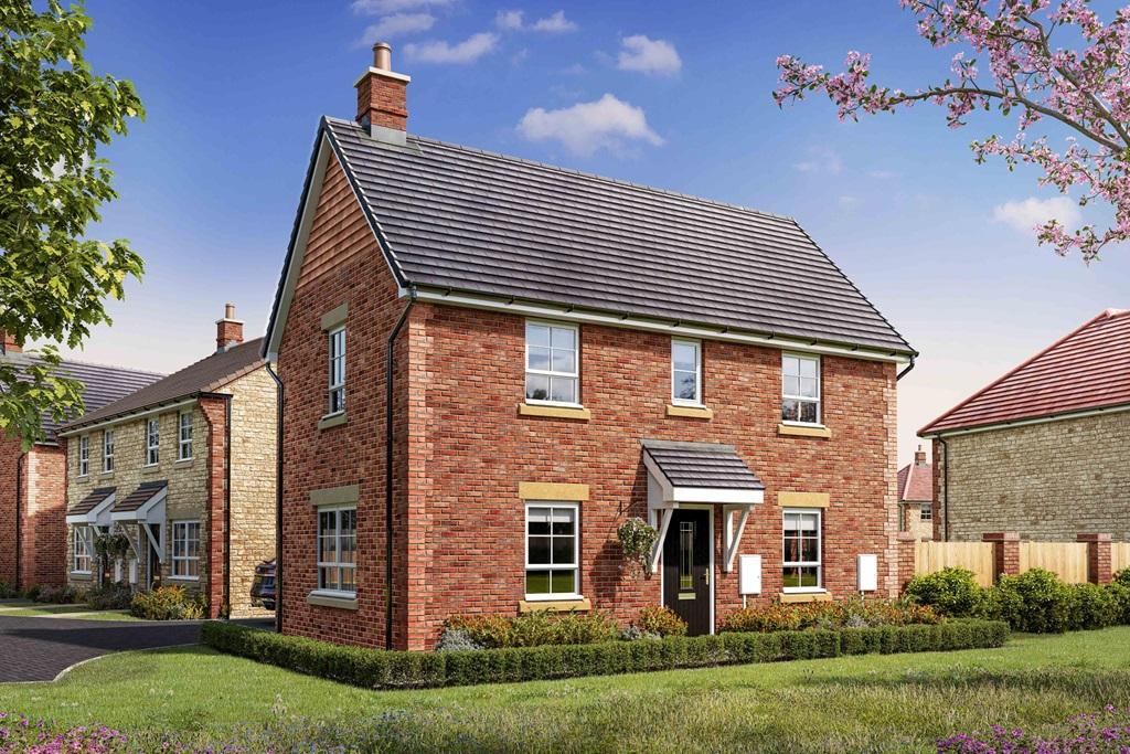 Outside view of the Moresby. 3 bedroom home.
