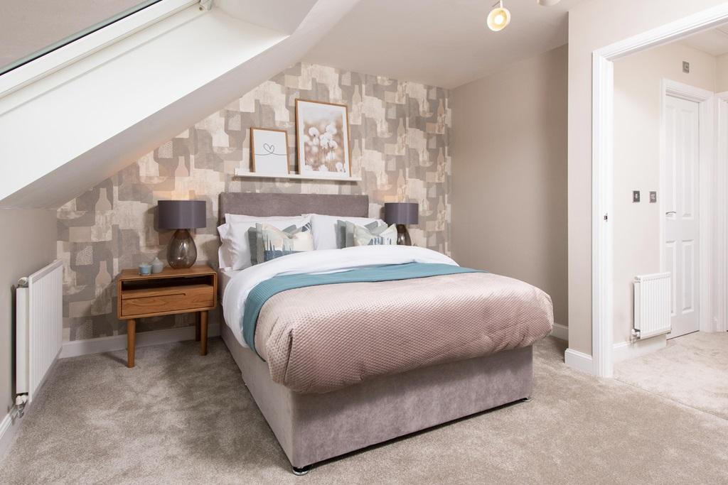 Internal image of the second double bedroom in...