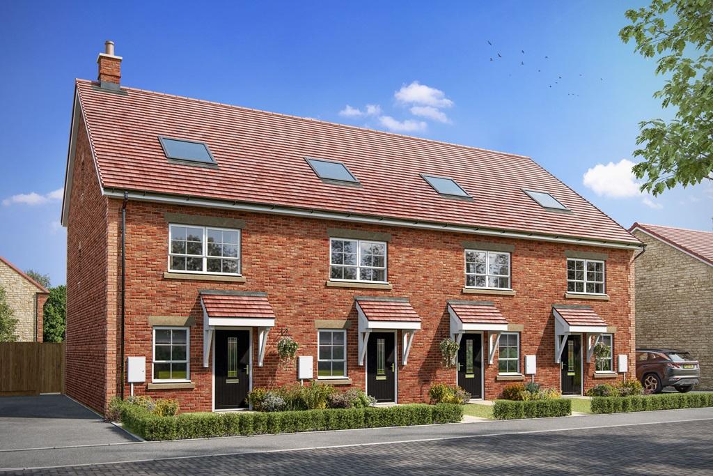 Outside view of the Kingsville. 3 bedroom home.