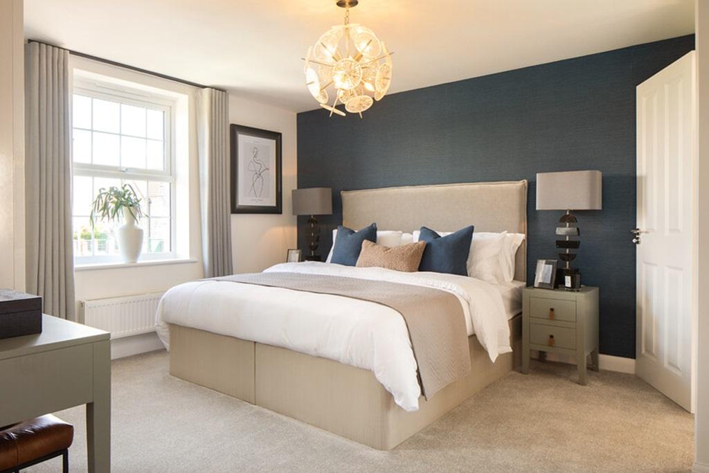 Main bedroom in the Holden 4 bedroom home