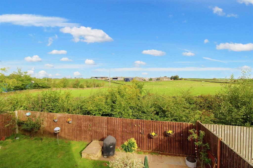 Rear views of open countryside