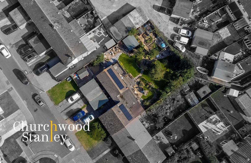 Aerial of plot