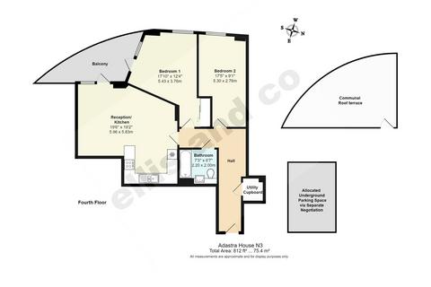 2 bedroom apartment for sale, Nether Street, Finchley, N3