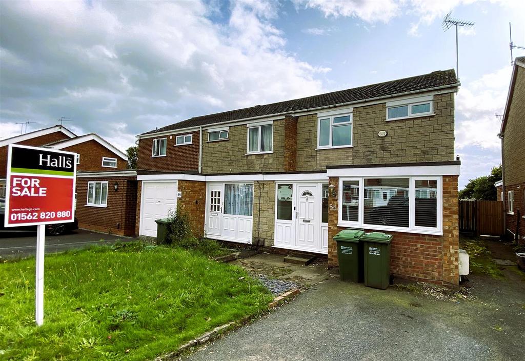 Puxton Drive, Kidderminster 3 bed semidetached house for sale £249,500