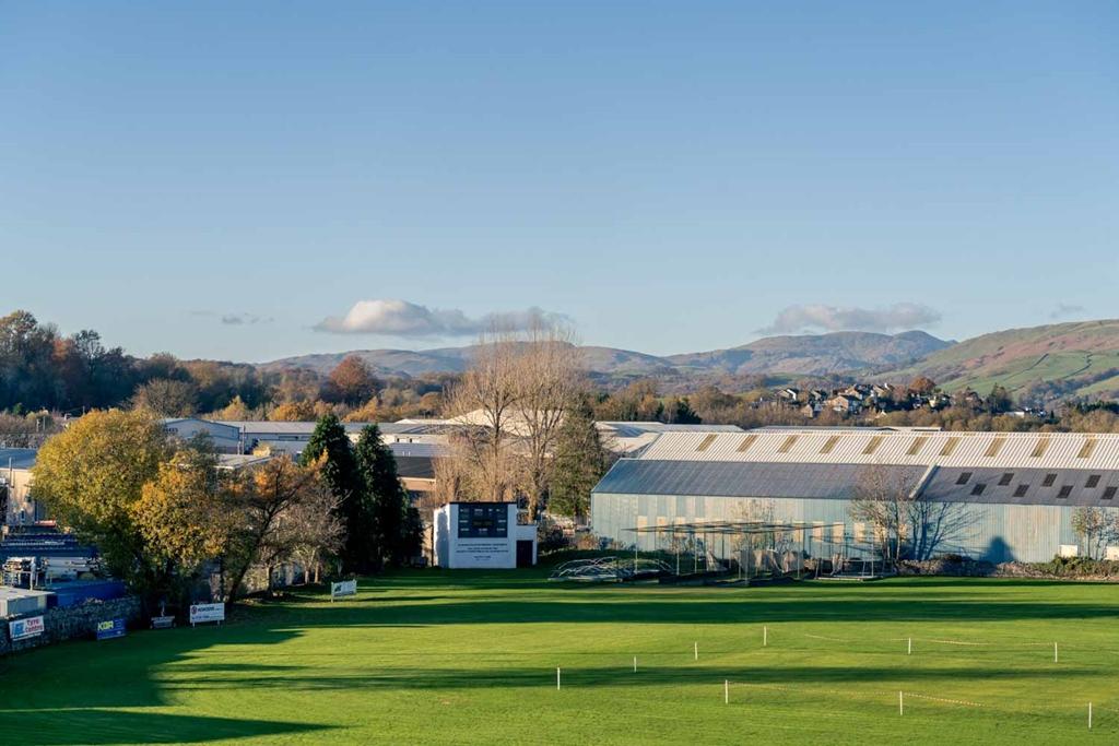 Views across Kendal Cricket Club