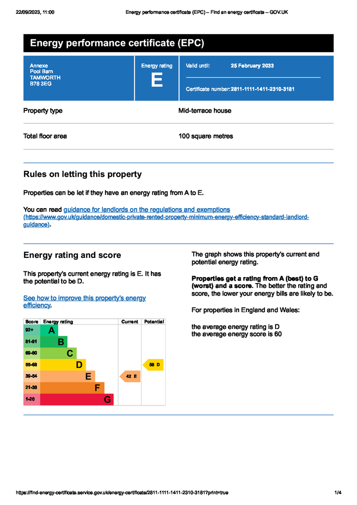 Energy performance c