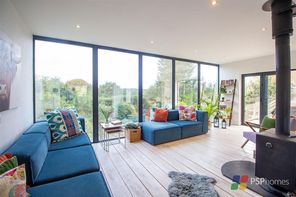 Full height glazing with views