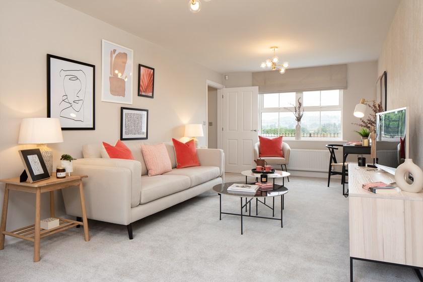 Lounge in the Thornton 4 bedroom home