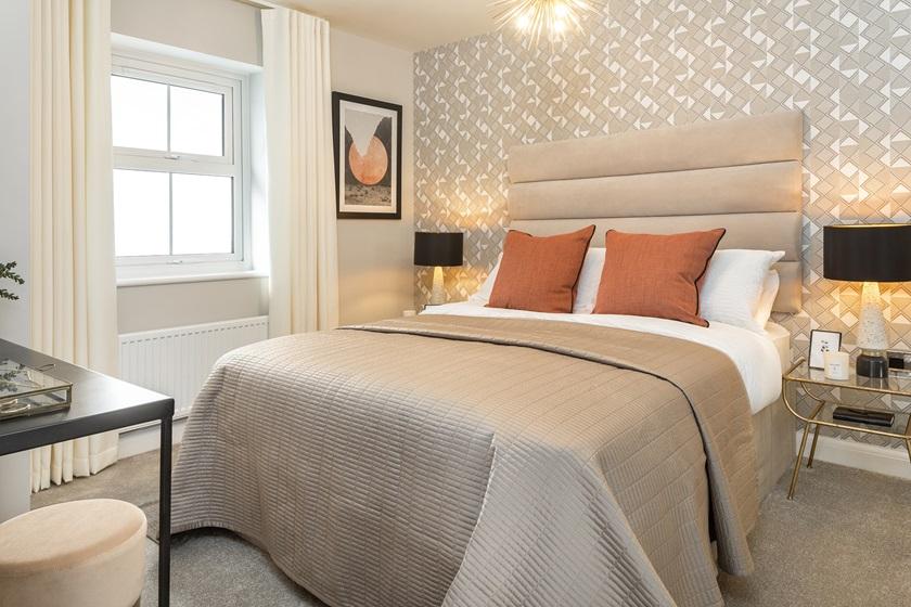 Main bedroom in the Thornton 4 bedroom home