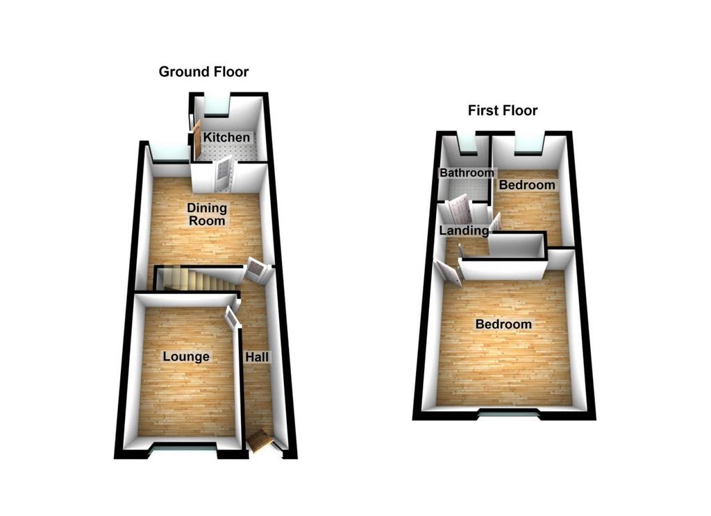 Briscoe Lane, Manchester 2 bed terraced house £110,000