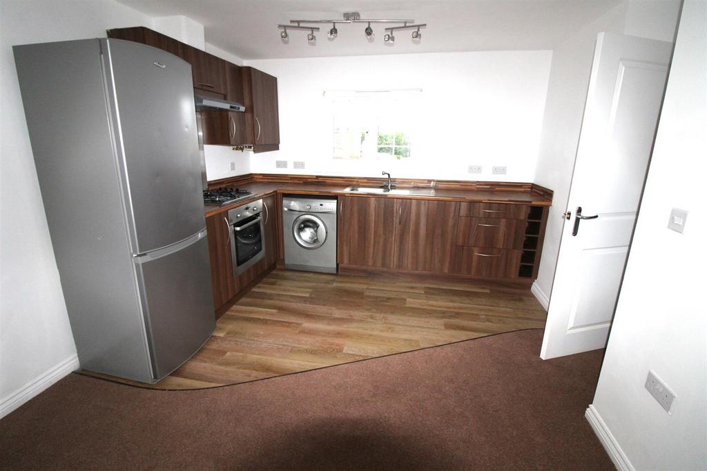 Open plan lounge kitchen