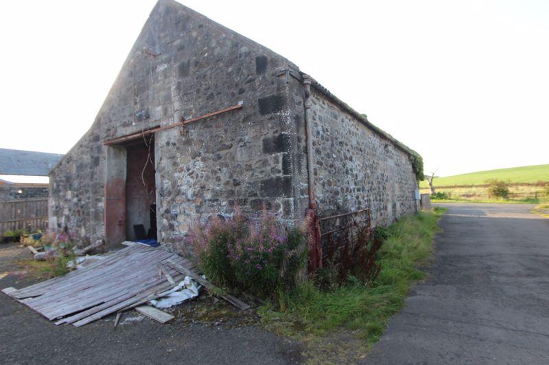 Outside of barn