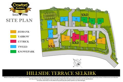 3 bedroom detached bungalow for sale, The Ettrick, Hillside Terrace, Selkirk