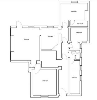 4 bedroom ground floor flat to rent, Wimborne Road, Bournemouth BH2