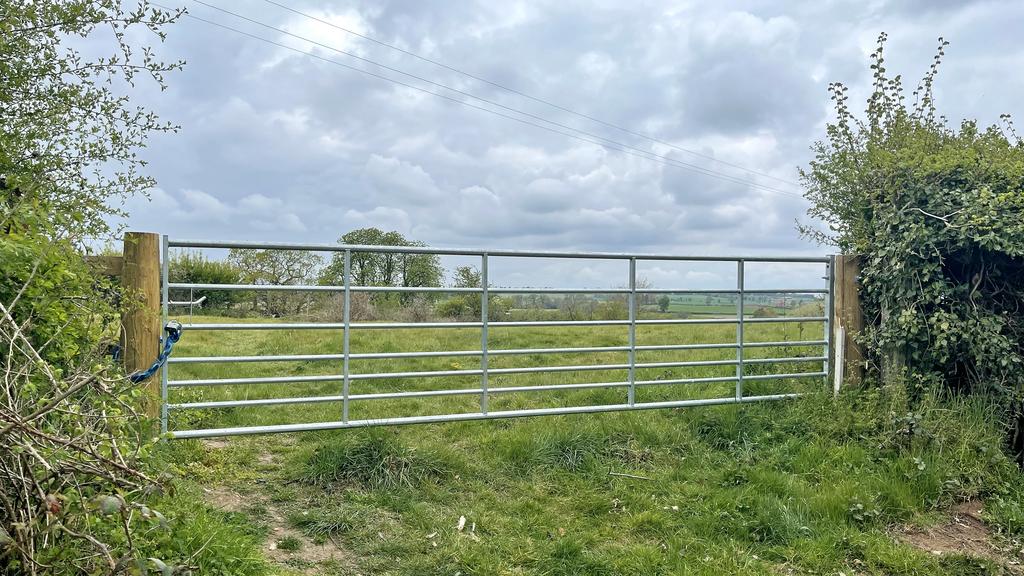 Gated access to the east.