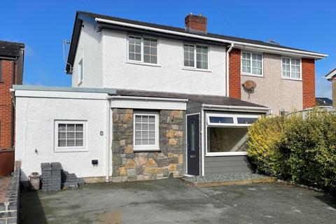 3 bedroom semi-detached house for sale - Lon Cilgwyn, Caernarfon, Gwynedd, LL55