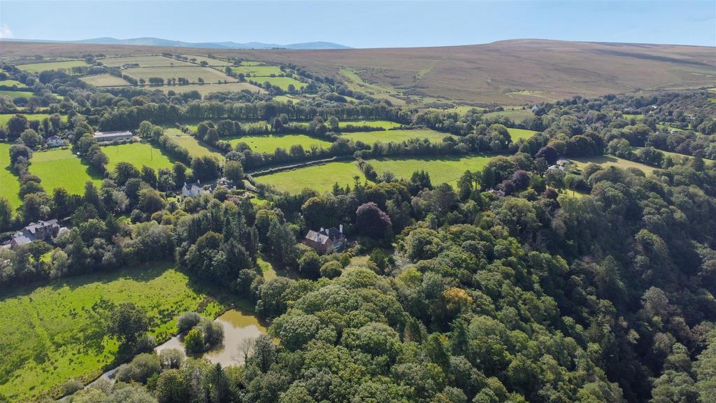 Drone Image Showing Dartmoor
